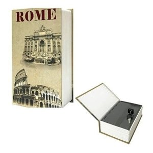Cofre Livro Estampado Roma Tamnho G - Western