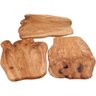 WOOD TÁBUA PARA SERVIR 2x42x30cm MADEIRA NATURAL - 2