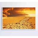 Ver imagem 3 de Quadro por do Sol no Deserto Medidas 60x40 Cm Impressão Tecido Canvas