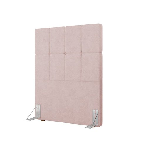 Cabeceira Solteiro 90cm Boucle Estofada Design Moderno para Quarto Linea