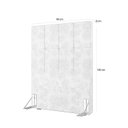 Ver imagem 4 de Cabeceira Solteiro 90cm Boucle Estofada Design Moderno para Quarto Linea