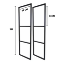 Ver imagem 4 de Suporte Industrial Triplo P/ Prateleira Suspensa Preto 2pçs
