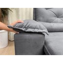 Ver imagem 7 de Sofá Retrátil Reclinável 2,50 M Cinza 202 Athenas