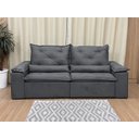 Ver mais imagens de Sofá Retrátil Reclinável 2,50 M Cinza 202 Athenas