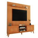 Ver imagem 1 de Rack Bancada King com Painel para Tv até 75 Polegadas Egeo Cedro Ripado Impressão 3d Edn Cedro