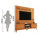 Ver imagem 2 de Rack Bancada King com Painel para Tv até 75 Polegadas Egeo Cedro Ripado Impressão 3d Edn Cedro