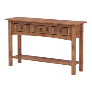 Aparador 3 Gavetas Madeira Maciça Carvalho