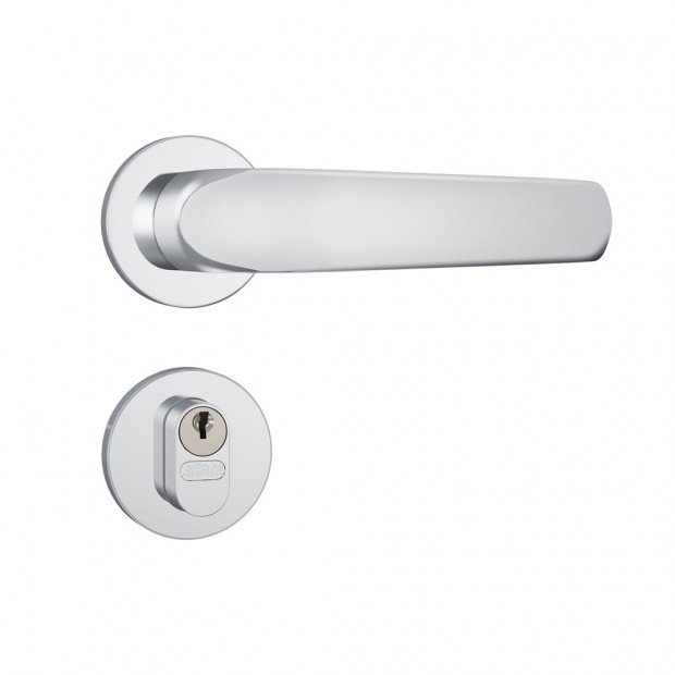 Fechadura Stam 803/09 Roseta Redonda Externa - Inox