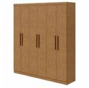 Ver imagem 2 de Guarda-Roupa casal 6 portas Jazz- Lopas - AMENDOA CLEAN