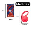 Ver imagem 3 de Coleira Guia Retrátil para Cachorros 5 Metros Pet