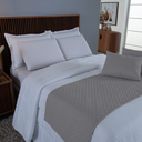 Ver imagem 2 de Peseira de Cama Comfort 5 Pçs King Almofadas Cheias Cinza