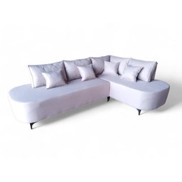 Sofá Evoque Slim Linho M01 Offwhite/marroquim - 1