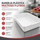 Ver imagem 6 de Bandeja Plástica Multiuso para Alimentos 9L Resistente até -30 Graus C Fácil de Higienizar Yeet