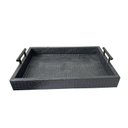 Ver imagem 2 de Bandeja Yangzi com Alca Metal 47,5x36x7,5cm 29530