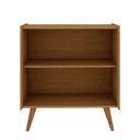 Ver imagem 5 de Buffet 2 Portas Frisadas 80cm com Pés de Madeira 100% Mdf Cor:cinamomo com White Laca Frisado