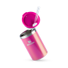 Can Cooler Stanley com Canudo Porta Lata Termico 296ml - Dazzle Pink Shimmer - 4