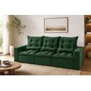 Ver imagem 2 de Sofá Retrátil e Reclinável 2,10m C/ 03 Módulos em Tecido Suede:verde