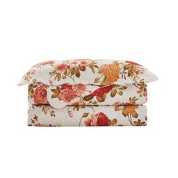 Colcha Patchwork - King Size - Dupla Face - C/ Porta Travesseiros - Biela - Camesa - 3