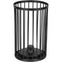 Ver imagem 3 de Castiçal Decorativo Porta Vela Home&co Metal 18x11x11cm Preto