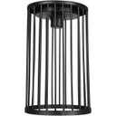 Ver imagem 6 de Castiçal Decorativo de Metal Preto 18x11x11cm Porta Vela Mesa Jantar Decoração