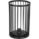 Ver imagem 5 de Castiçal Decorativo de Metal Preto 18x11x11cm Porta Vela Mesa Jantar Decoração