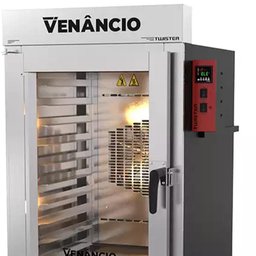 Forno Industrial Turbo Elétrico Venâncio Twister 8 Esteiras Exterior e Interior em Aço Carbono - 2