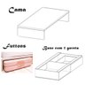 Cama com Protetor e Base com Gaveta e Futtons da Linha Kids I Quater Branco Fosco - 4