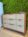 Ver imagem 1 de Cômoda Olimpia 100% MDF com 9 Gavetas