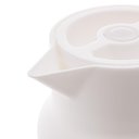 Ver mais imagens de Garrafa Térmica Organic 1 L em Plástico Branco com Ampola de Vidro Lyor