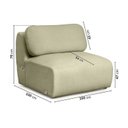 Ver imagem 7 de Sofá Modular 4 Lugares Com Sumiê Orla CabeCasa MadeiraOriginals