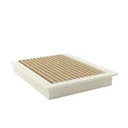 Ver imagem 3 de Cama de Casal Tamanho Casal Estilo Japonês 165cm 100% MDF Off White Branco