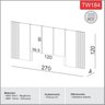 Cabeceira Ripada Queen 270cm 100% MDF   - 4