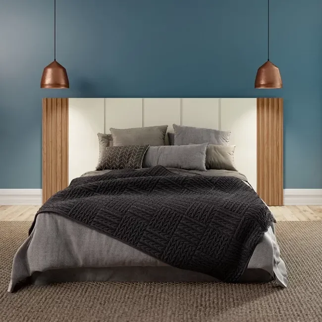 Cabeceira Ripada Queen 270cm 100% MDF   - 1