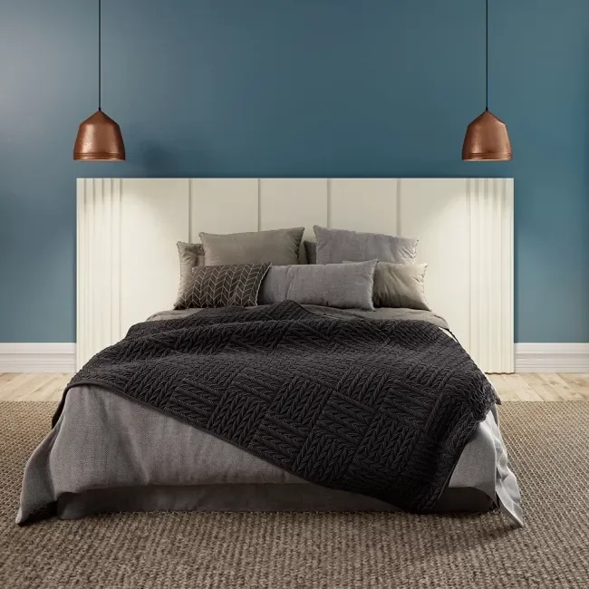 Cabeceira Ripada Queen 270cm 100% MDF   - 1