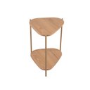 Ver imagem 3 de Mesa Lateral com Prateleira Orgânica 44,2cm Pé de Metal 28016 Artesano