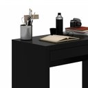 Ver imagem 5 de Kit 3 Peças com Escrivaninha 1 Gaveta, Estante Livreiro e Gaveteiro 3 Gavetas