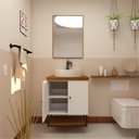 Ver imagem 2 de Gabinete para Banheiro 2 Portas 60cm Nórdic 