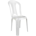 Ver imagem 1 de Cadeira Bistrô em Plástico Branco 15151103 Mor