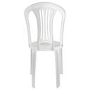 Ver imagem 3 de Cadeira Bistrô em Plástico Branco 15151103 Mor