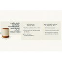 Ver mais imagens de Kit 2 Puff Plus Banquinho Redondo Decorativo em Linho Base e Tampo Courino Bege/ Caramelo