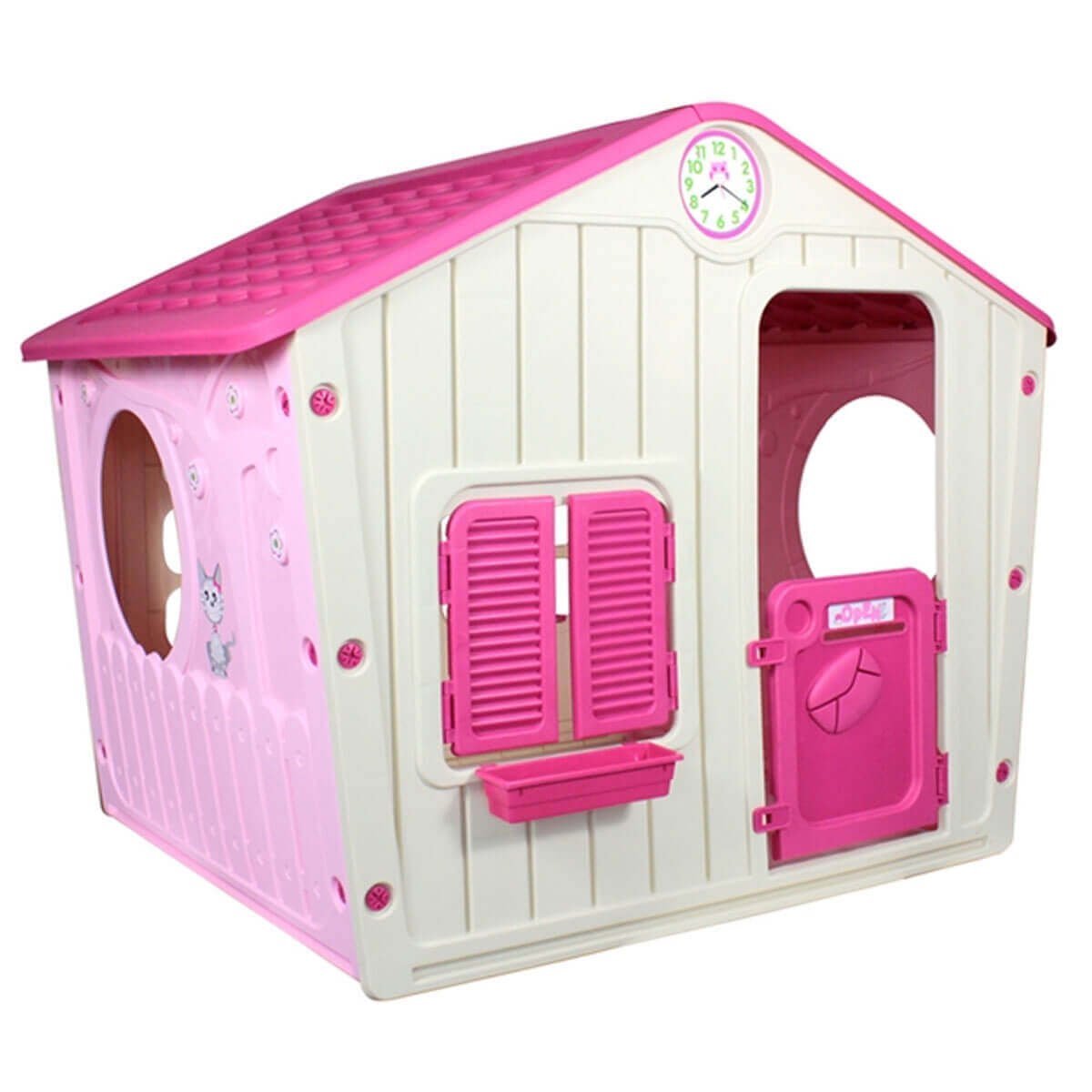 Casinha de Boneca de Plástico para Criança Entrar Playground Brinquedo ...