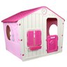 Casinha de Boneca de Plástico para Criança Entrar Playground Brinquedo Infantil Bel Fix Rosa - 1