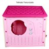 Casinha de Boneca de Plástico para Criança Entrar Playground Brinquedo Infantil Bel Fix Rosa - 5