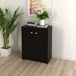 Kit 4 Peças com 1 Mesa 1 Balcão 1 Estante 1 Gaveteiro Espresso Móveis - 6