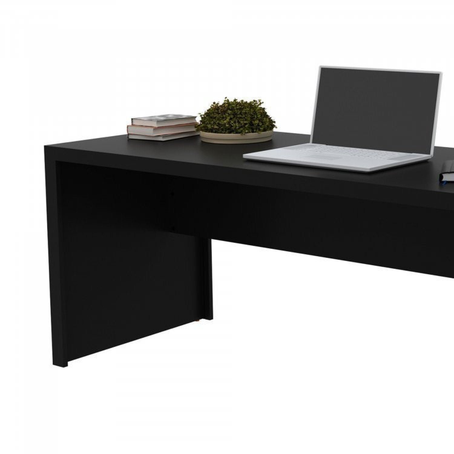 Conjunto Home Office 4 Peças com 1 Mesa, 1 Balcão, 1 Estante e 1 Gaveteiro  - 14