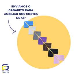 Moldura Guarnição Rodameio Eva Autocolante Marte 7cmx5mm 15 Metros - Cinza - 4