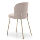 Ver mais imagens de Cadeira para Sala de Jantar Cozinha Estofada Gavi Arena L02 Suede Bege - Lyam Decor