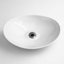 Ver imagem 6 de Cuba Apoio Banheiro Lavabo Oval 40cm Branca Brilho Brilhante Pia Design Moderno Estilo Industrial