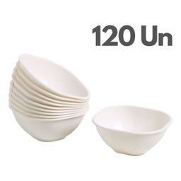 120 Cumbucas Brancas de 300ml para Sorvetes Porções - 4