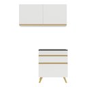 Ver imagem 5 de Conjunto Lavanderia Multiuso Armário e Balcão Multimóveis MP5015 Branco